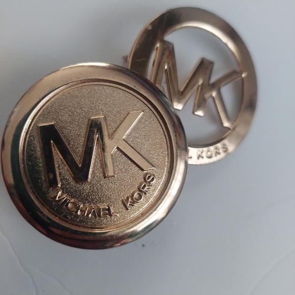 Michael Kors Handbags - Michael Kors Gold Classic Replacement Handbag Labels Charms